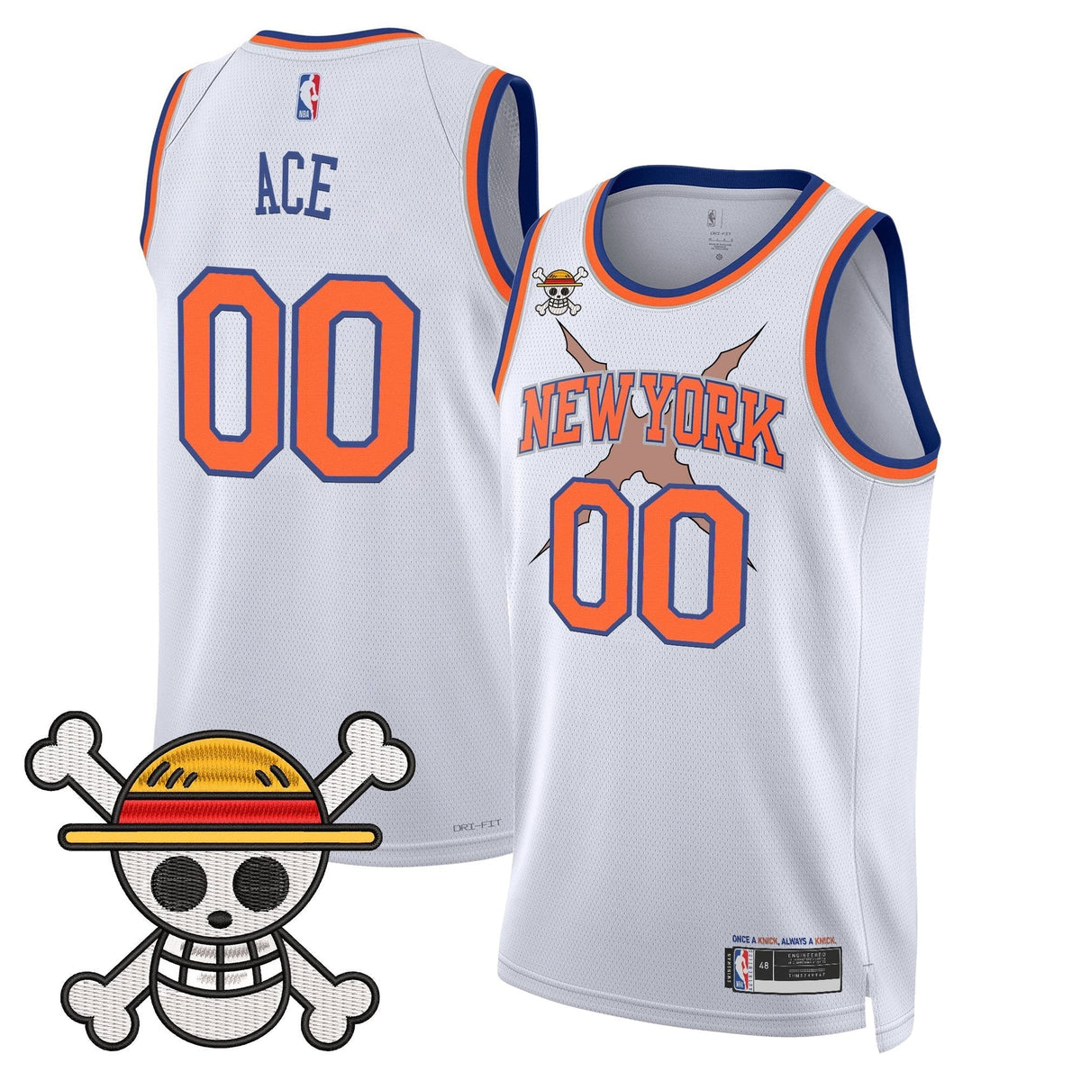 NYK x One Piece Swingman Jersey- Stitched - image 12