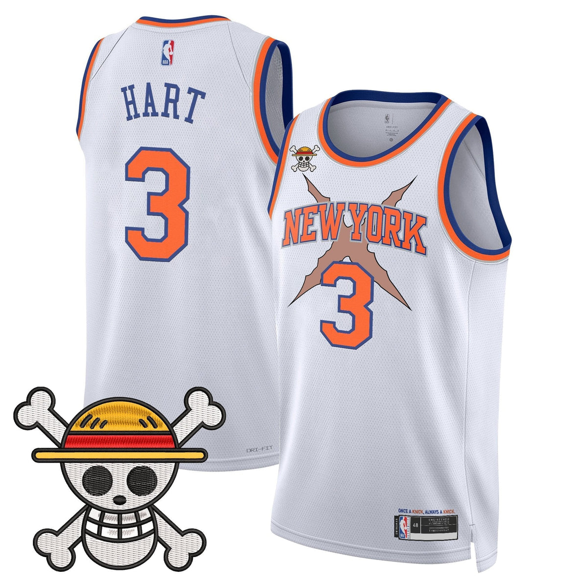 NYK x One Piece Swingman Jersey- Stitched - image 13