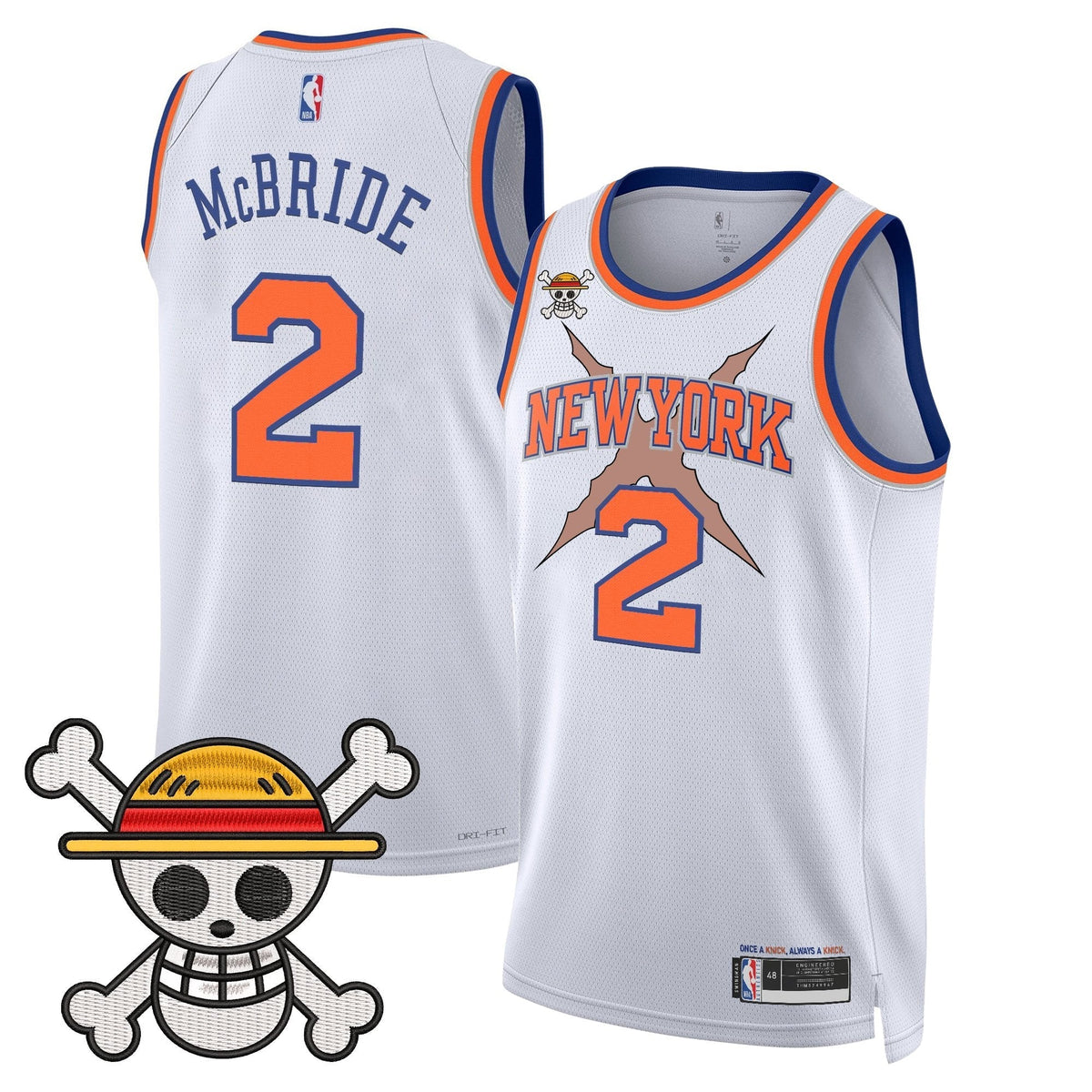 NYK x One Piece Swingman Jersey- Stitched - image 15