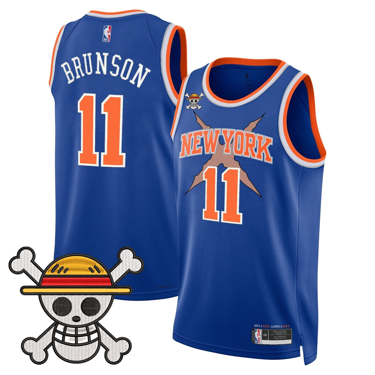 NYK x One Piece Swingman Jersey- Stitched - image 5
