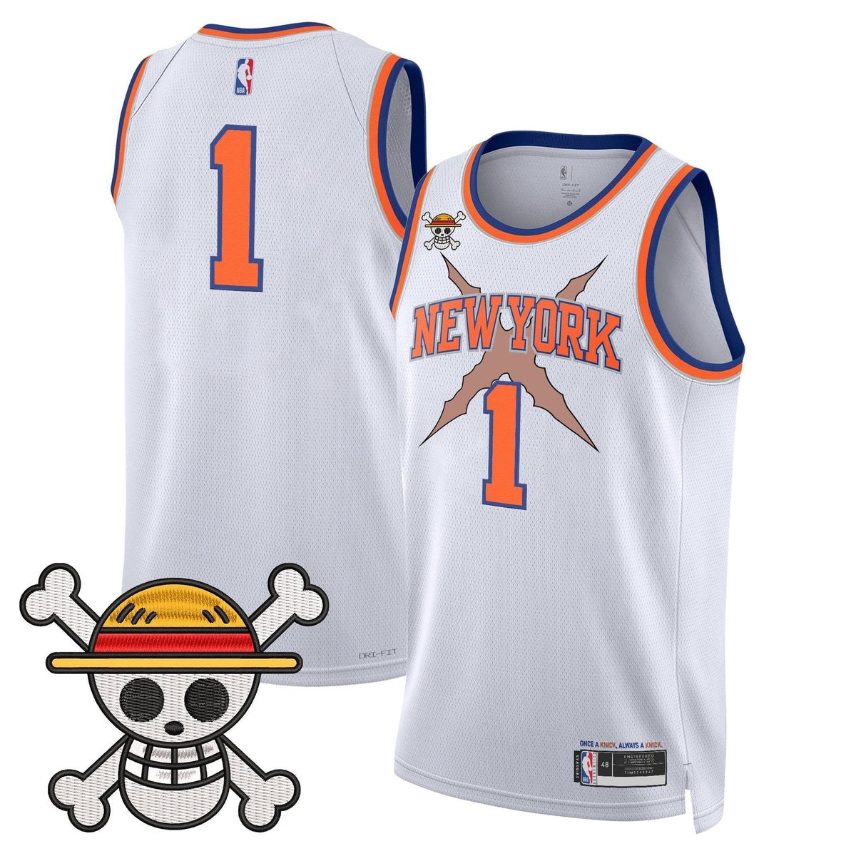 NYK x One Piece Swingman Jersey- Stitched - image 18