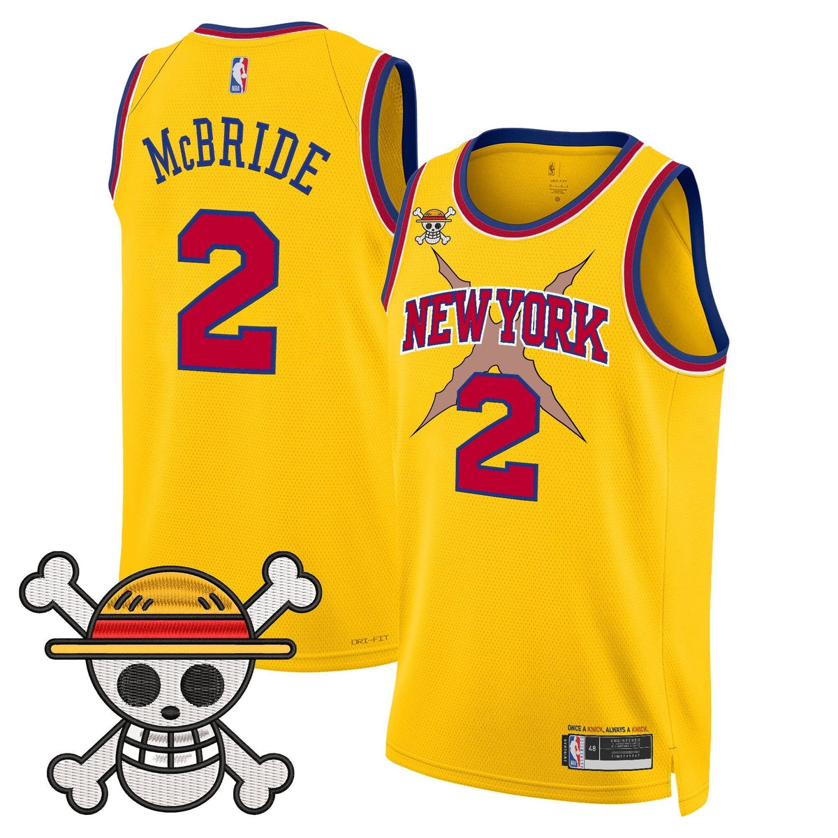 NYK x One Piece Swingman Jersey- Stitched - image 42