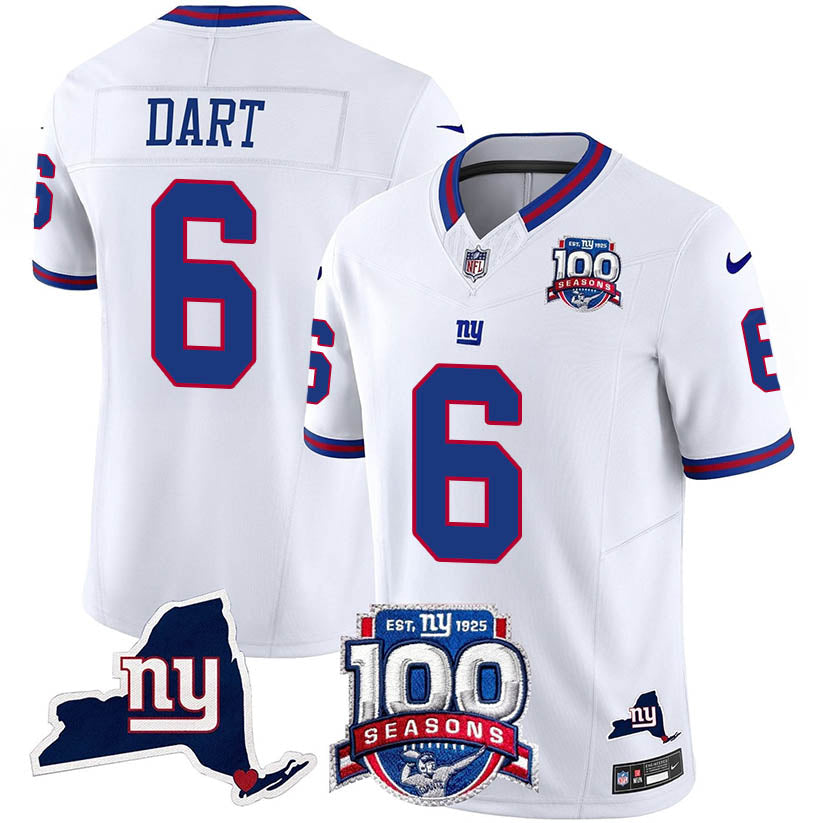 NYG 100th Season & State Patch Vapor Limited Jersey - image 29