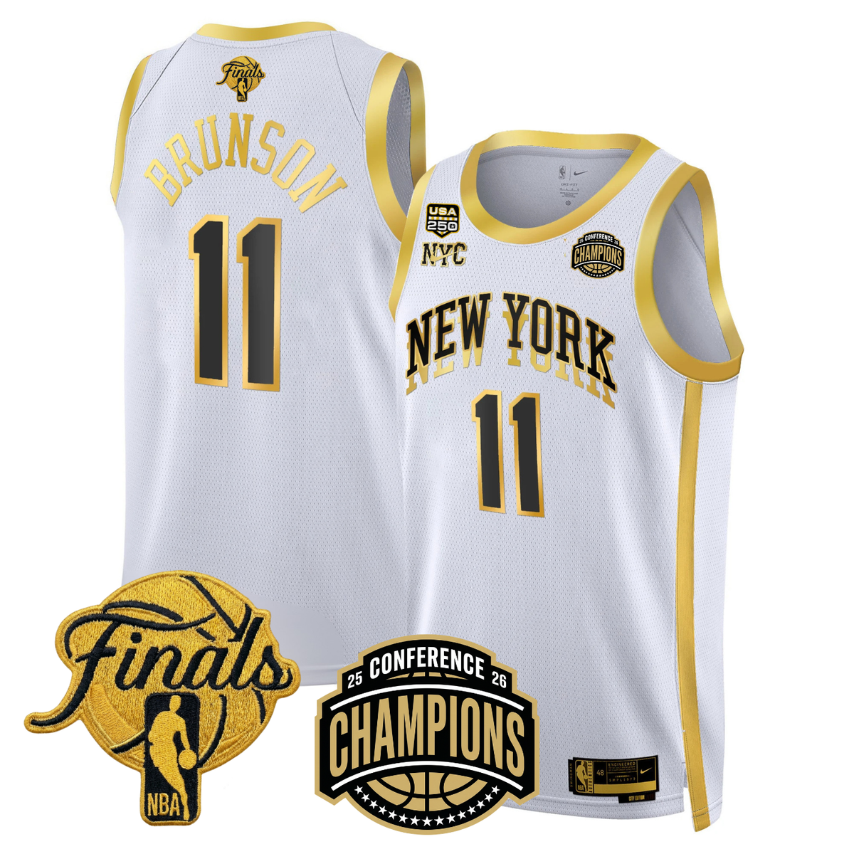 NYK 2026 Finals Limited Gold Jersey V2 - Stitched - image 7