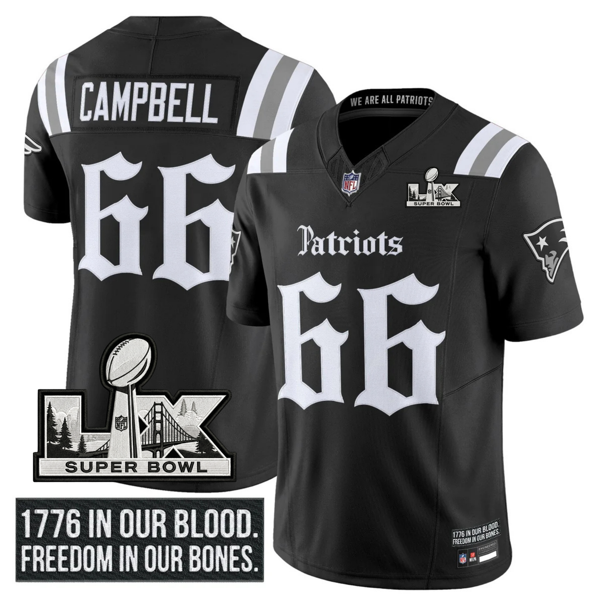 NE SB LX Patch Vapor Limited Gothic Jersey - image 7