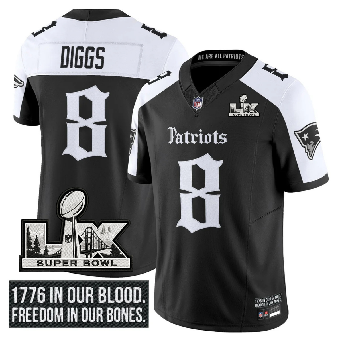 NE SB LX Patch Vapor Limited Gothic Jersey - image 17