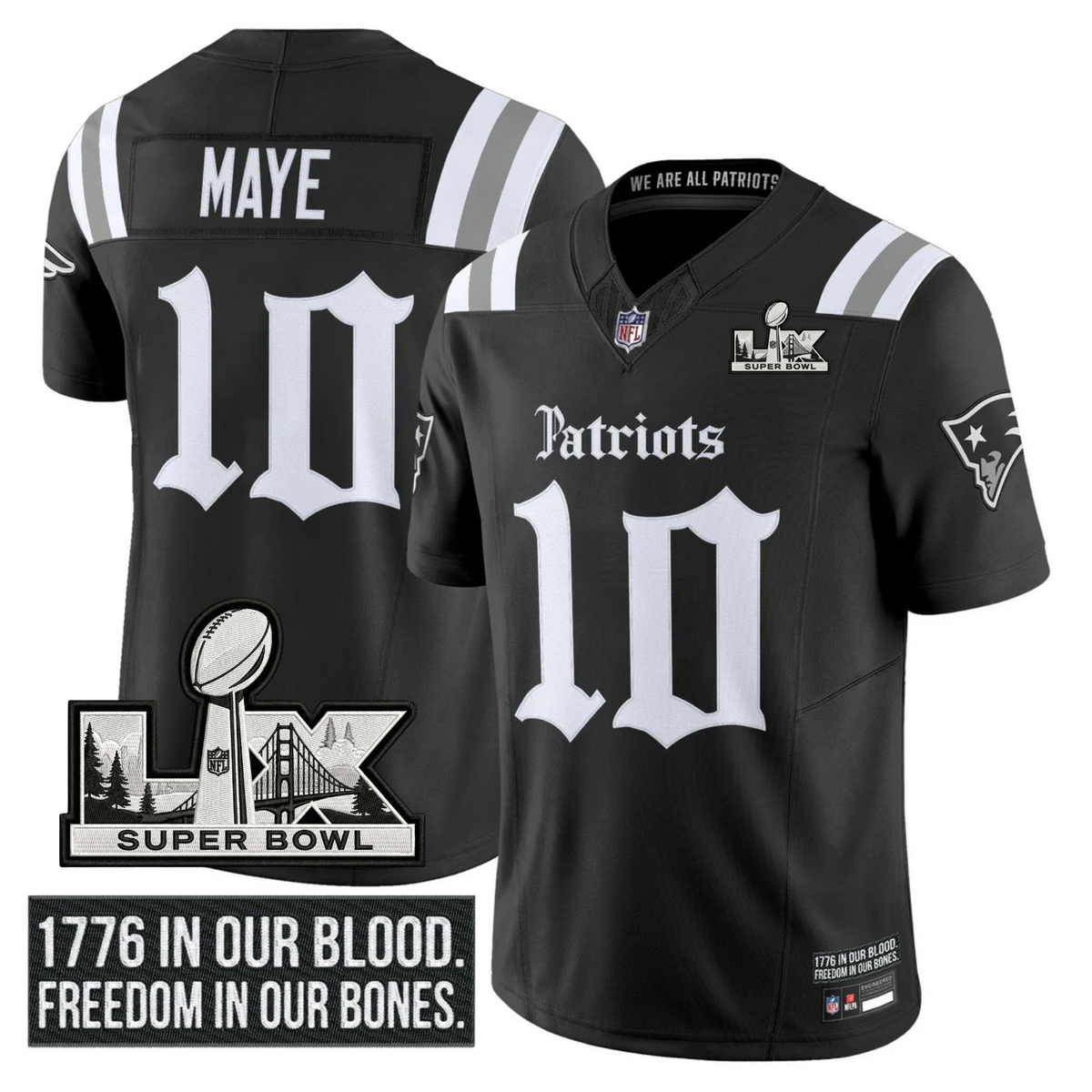 NE SB LX Patch Vapor Limited Gothic Jersey - image 1