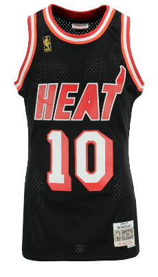 Miami Heat Tim Hardaway Mitchell & Ness NBA Mens Hardwood Classic Swingman Jersey - image 2