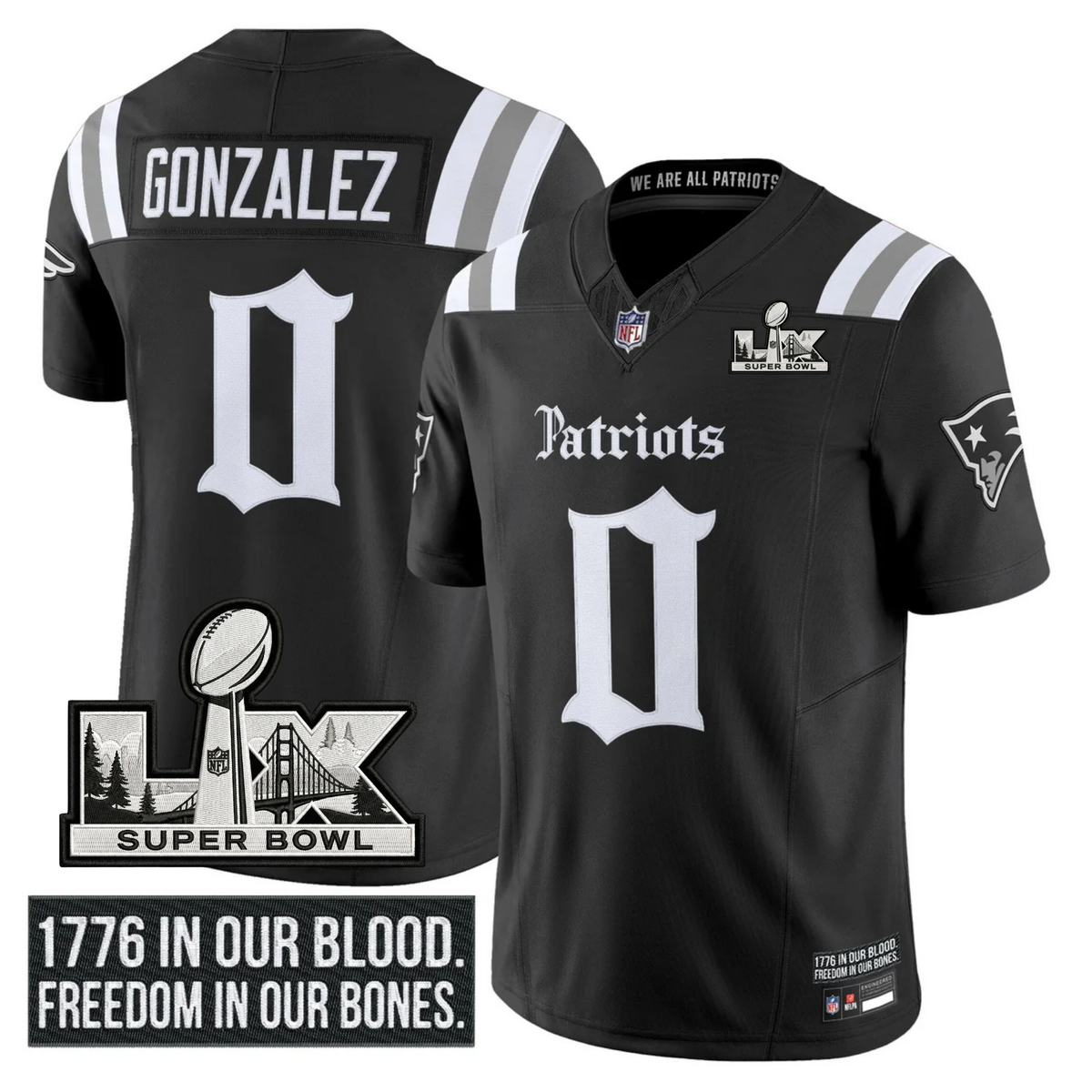 NE SB LX Patch Vapor Limited Gothic Jersey - image 6