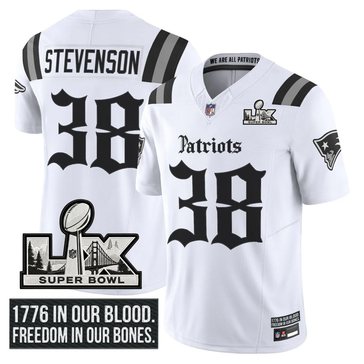 NE SB LX Patch Vapor Limited Gothic Jersey - image 12
