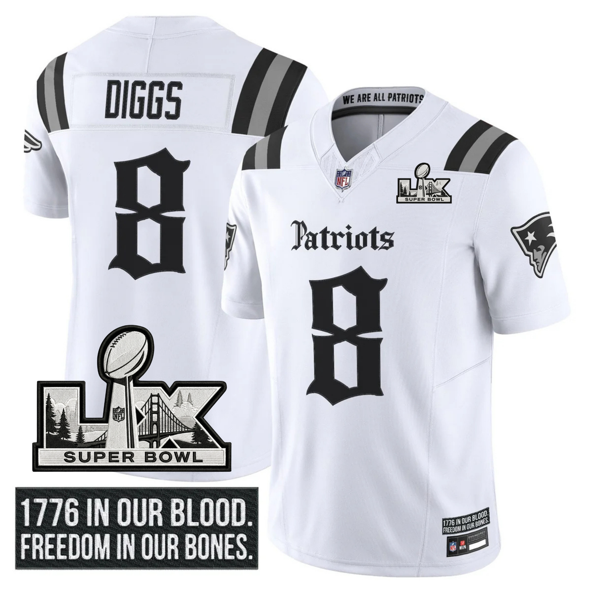 NE SB LX Patch Vapor Limited Gothic Jersey - image 10