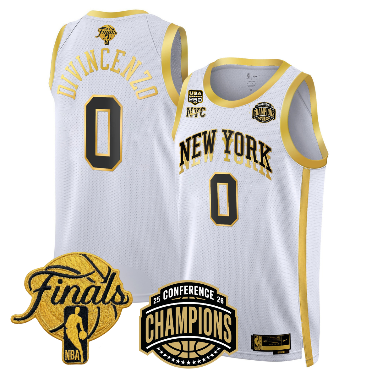 NYK 2026 Finals Limited Gold Jersey V2 - Stitched - image 12