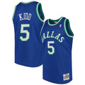 Men's Dallas Mavericks Jason Kidd Mitchell & Ness Blue Swingman Jersey - image 1