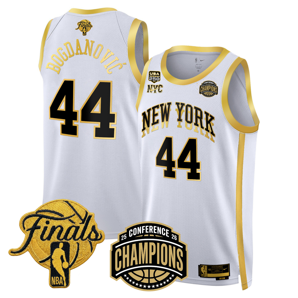 NYK 2026 Finals Limited Gold Jersey V2 - Stitched - image 11