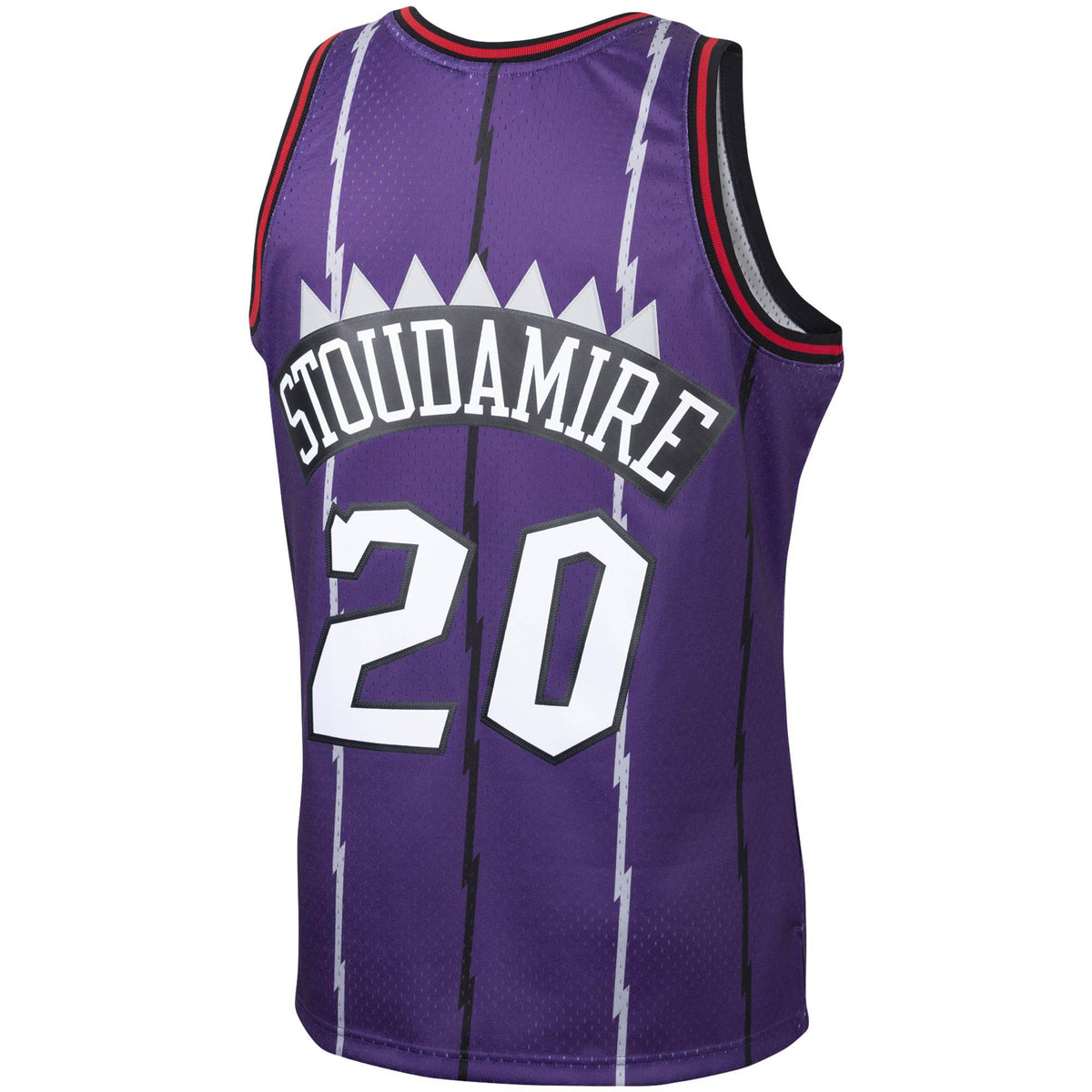 Men's Damon Stoudamire Toronto Raptors Mitchell & Ness 1995-96 Hardwood Classics Swingman Jersey - Purple - image 3