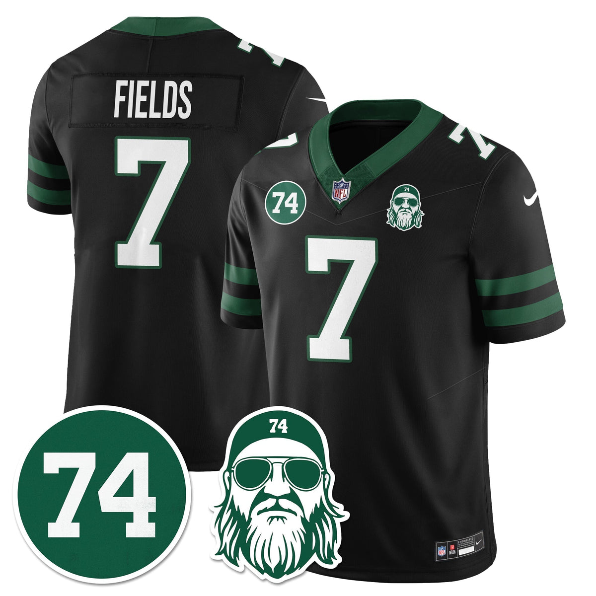 NYJ Vapor Limited Jersey - Nick Mangold Patch - image 14
