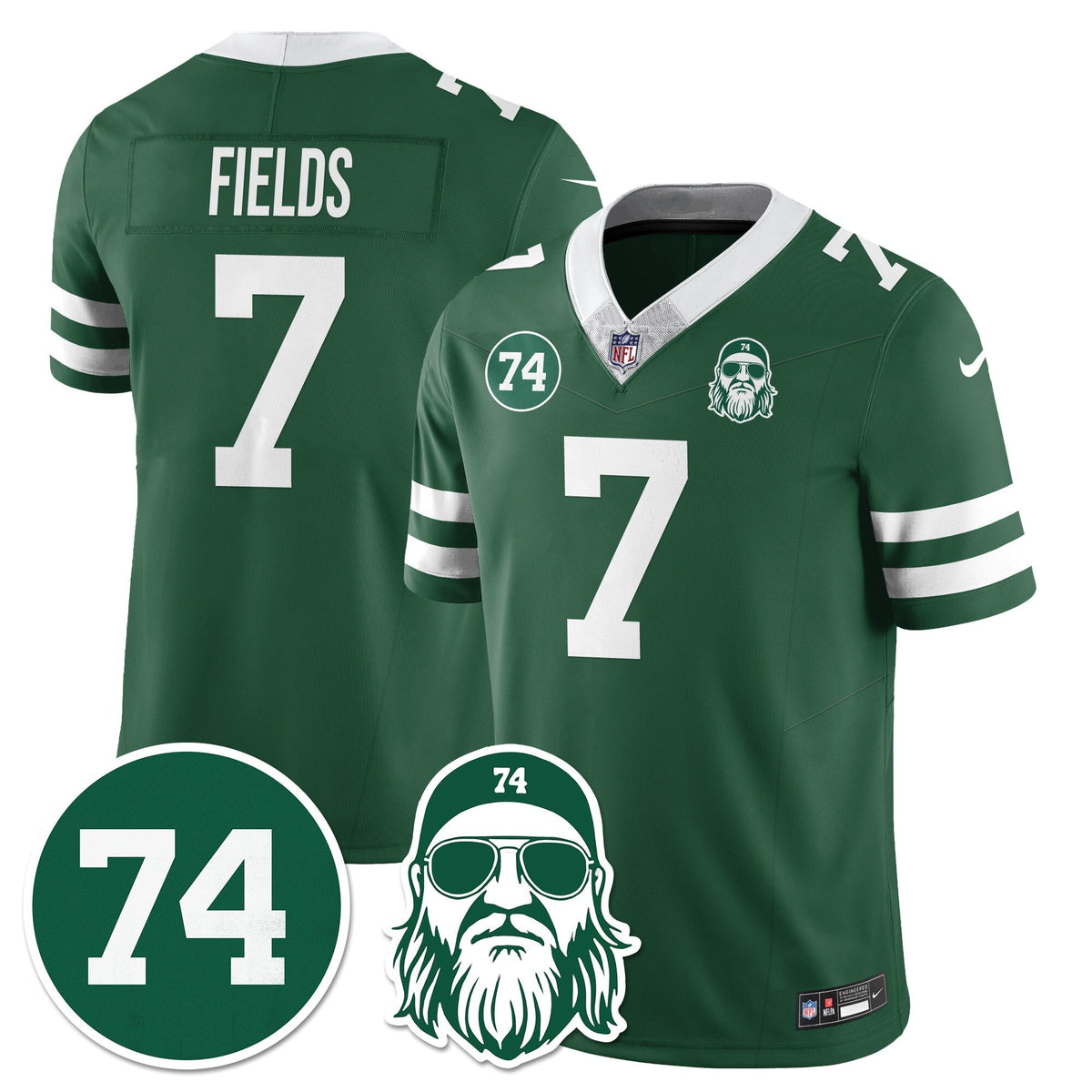 NYJ Vapor Limited Jersey - Nick Mangold Patch - image 2