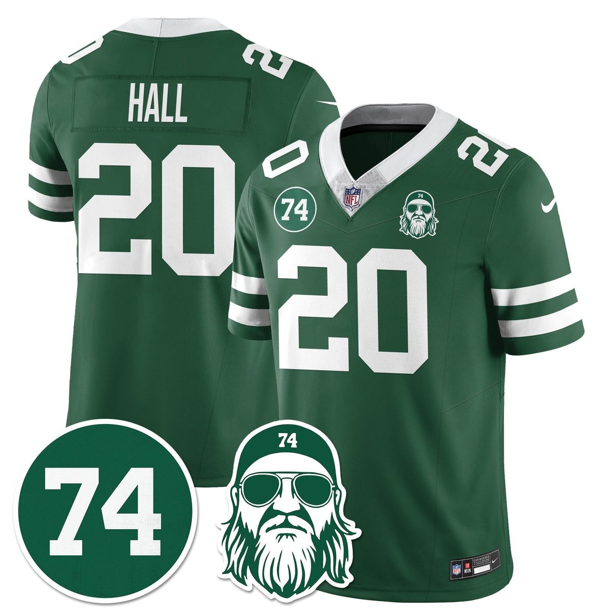 NYJ Vapor Limited Jersey - Nick Mangold Patch - image 3