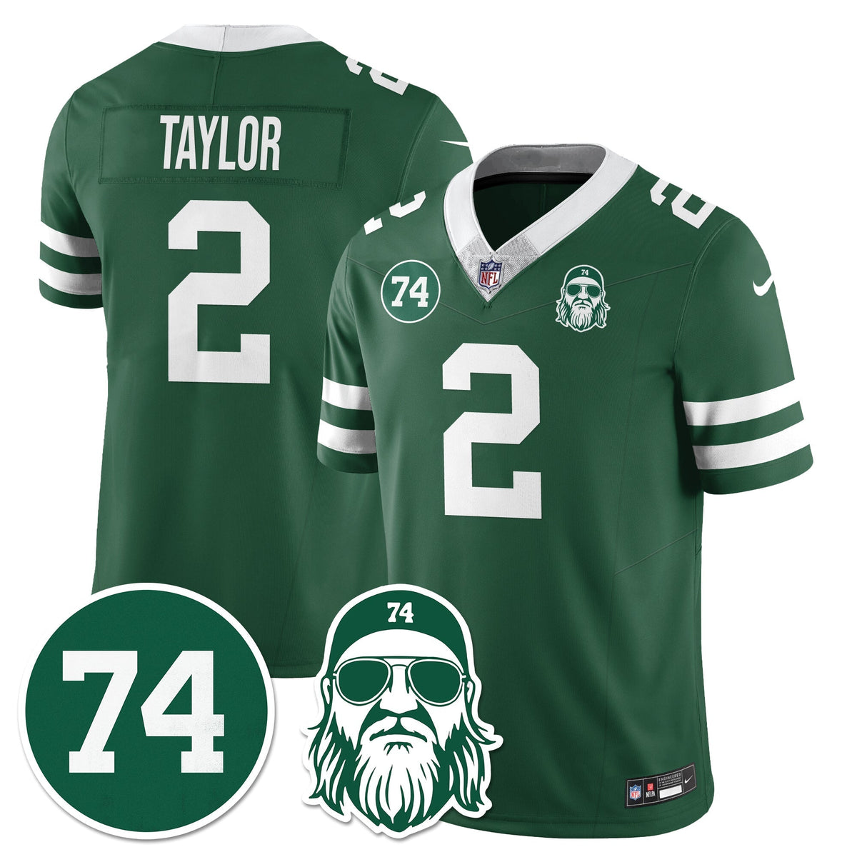 NYJ Vapor Limited Jersey - Nick Mangold Patch - image 6