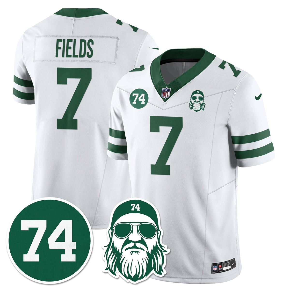 NYJ Vapor Limited Jersey - Nick Mangold Patch - image 8
