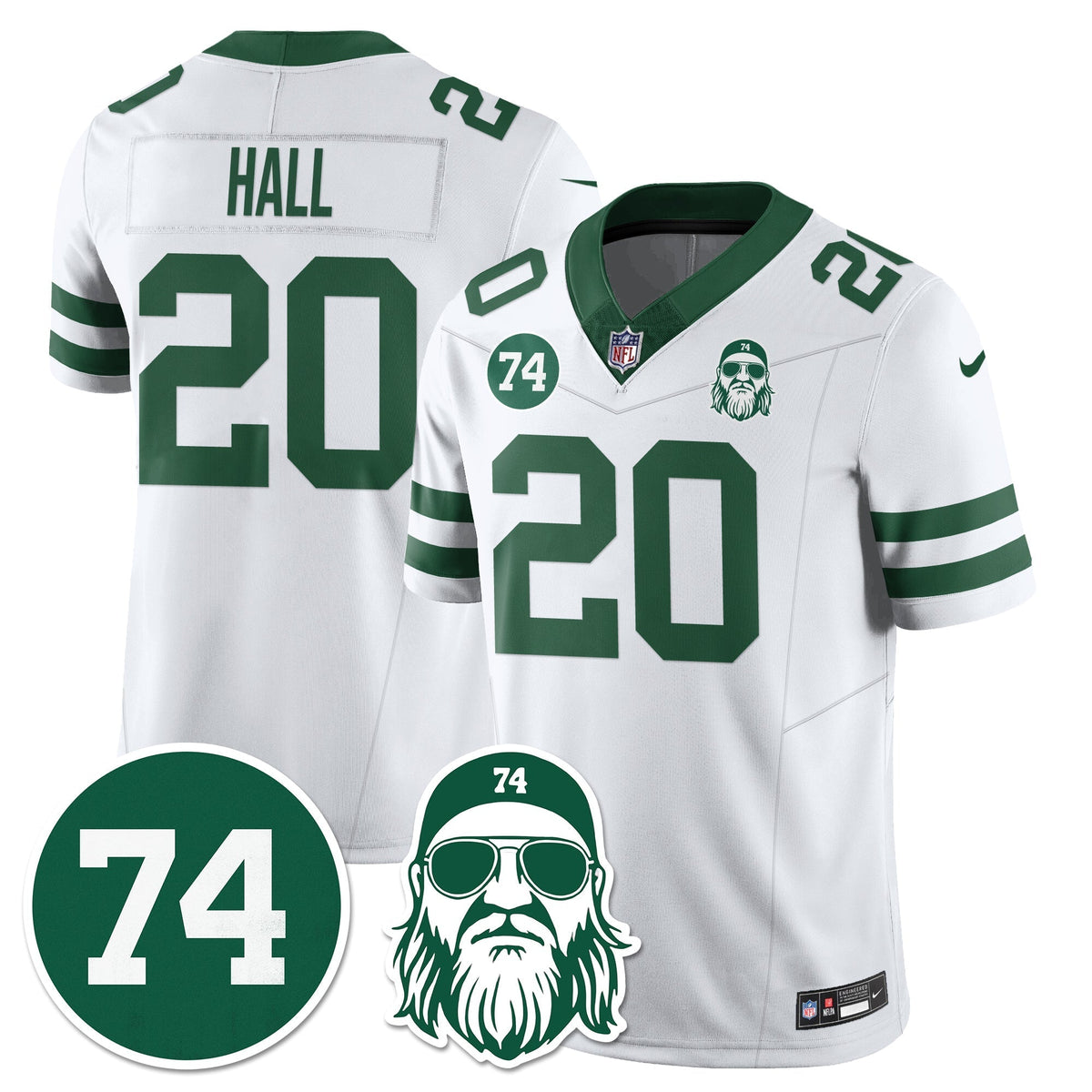 NYJ Vapor Limited Jersey - Nick Mangold Patch - image 9