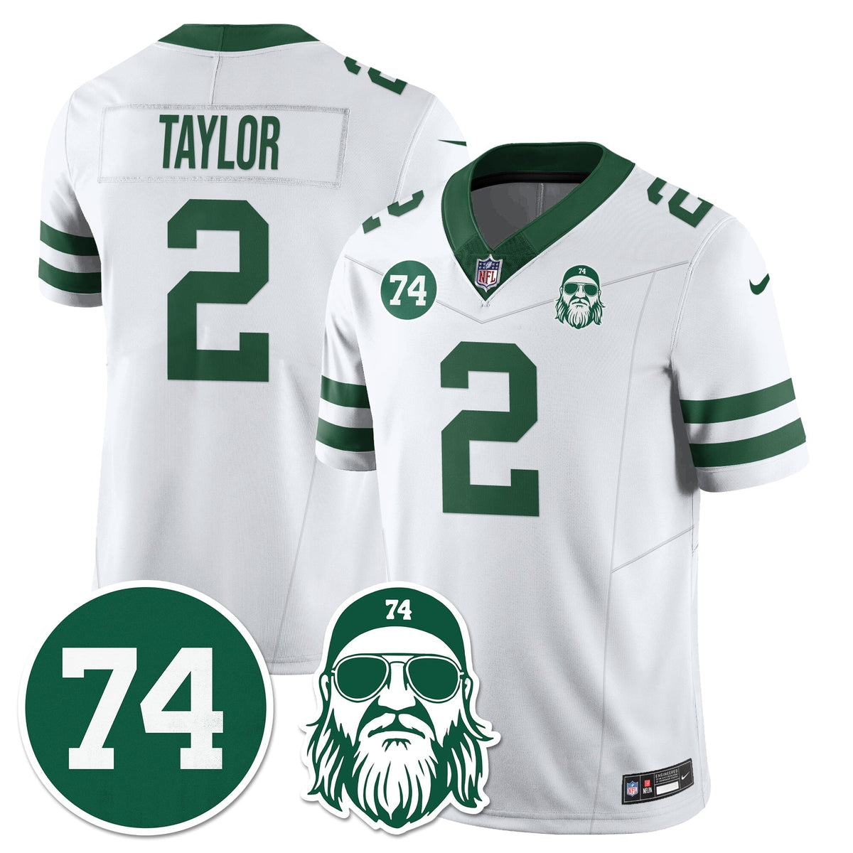 NYJ Vapor Limited Jersey - Nick Mangold Patch - image 12