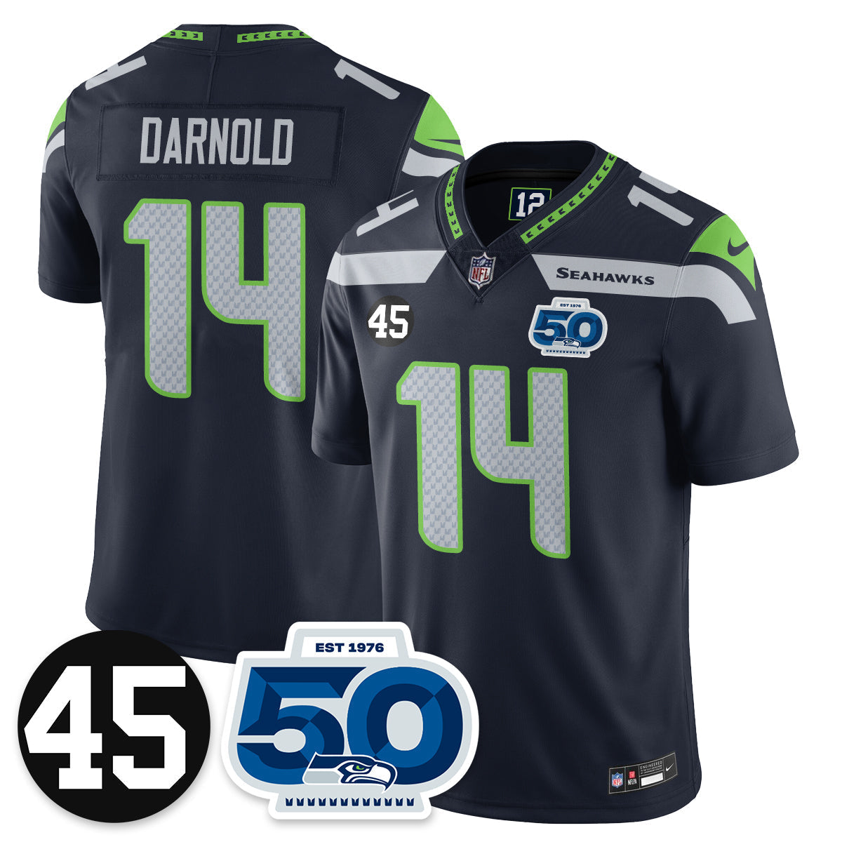 SEA Vapor Limited Jersey - Honor Kenny Easley - image 22