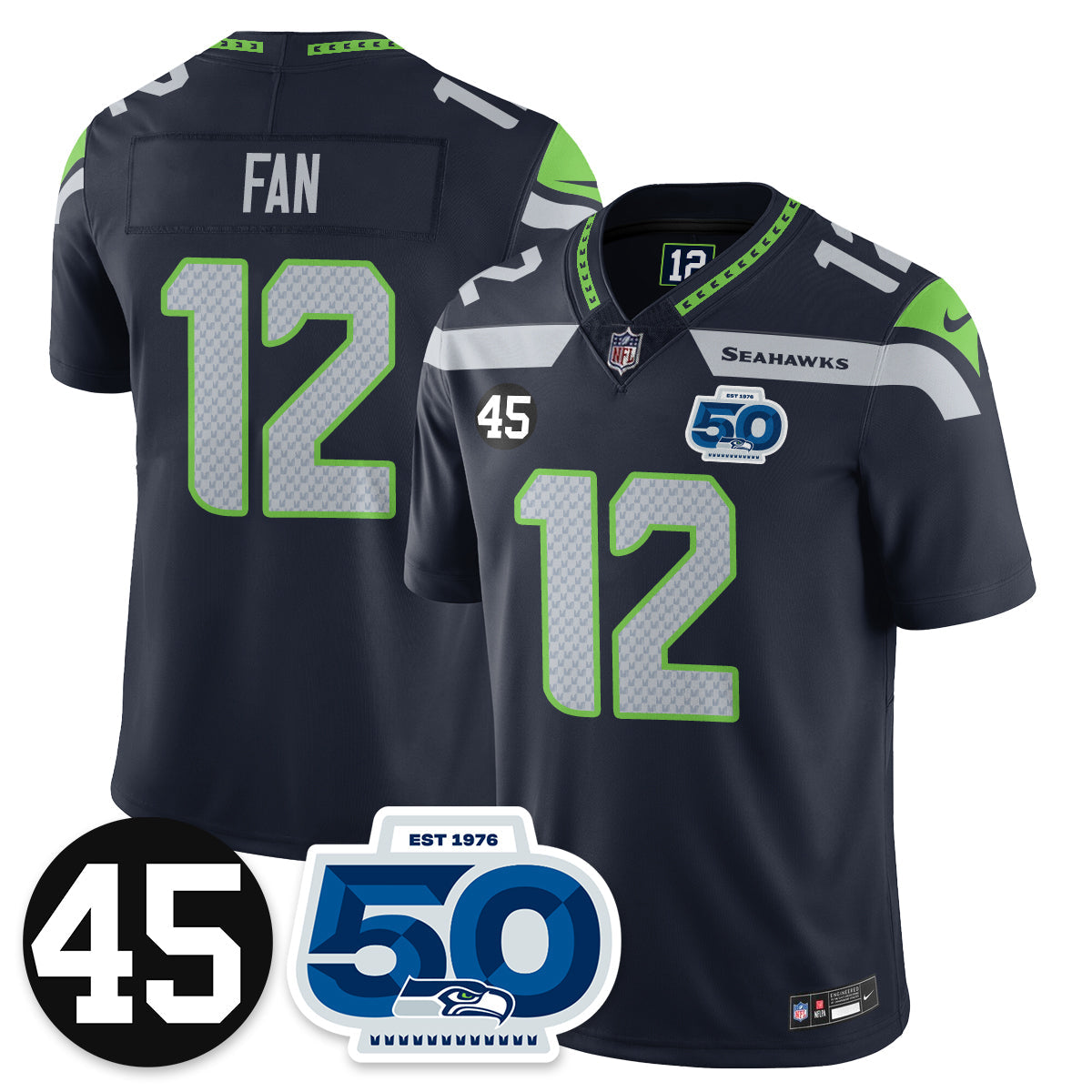 SEA Vapor Limited Jersey - Honor Kenny Easley - image 30