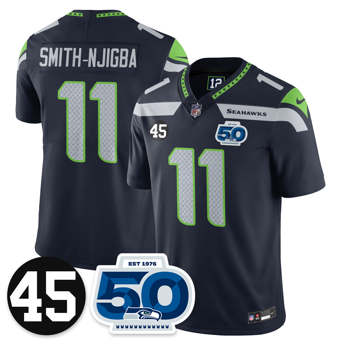 SEA Vapor Limited Jersey - Honor Kenny Easley - image 25