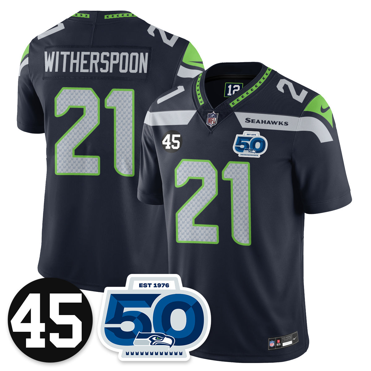 SEA Vapor Limited Jersey - Honor Kenny Easley - image 26