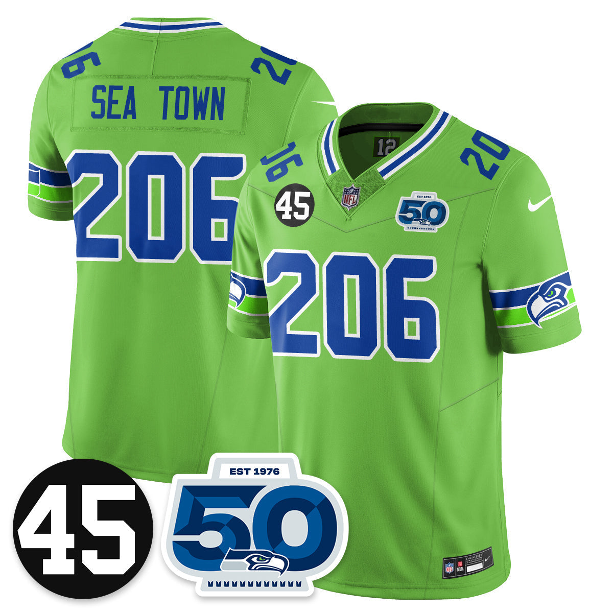 SEA Vapor Limited Jersey - Honor Kenny Easley - image 83