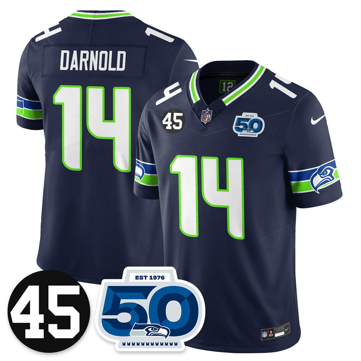 SEA Vapor Limited Jersey - Honor Kenny Easley - image 102