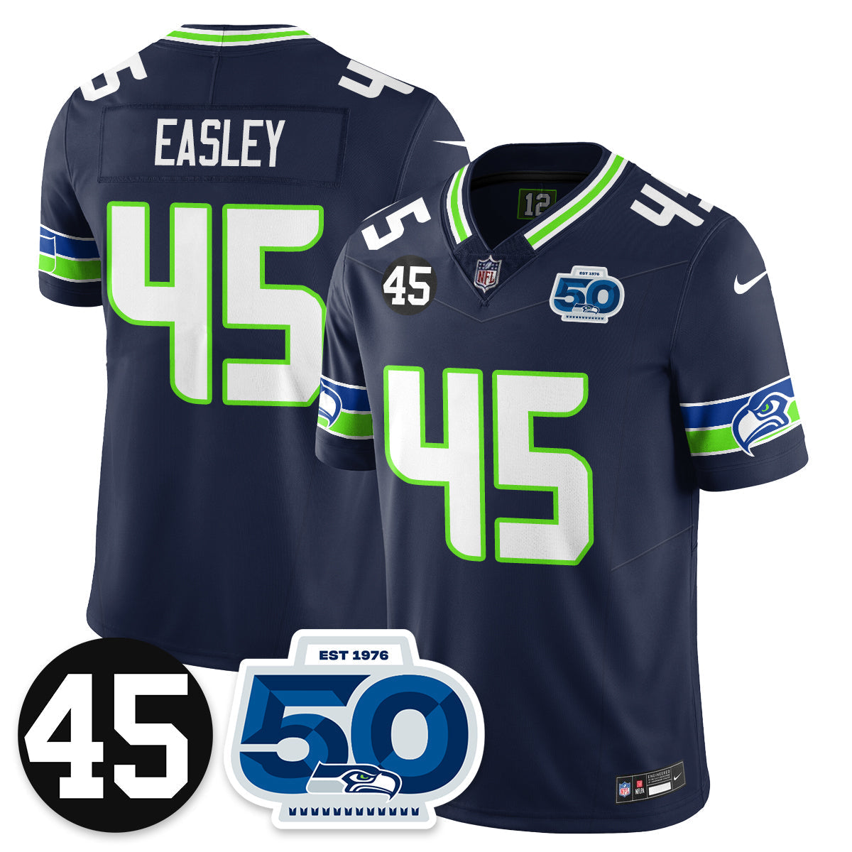SEA Vapor Limited Jersey - Honor Kenny Easley - image 107