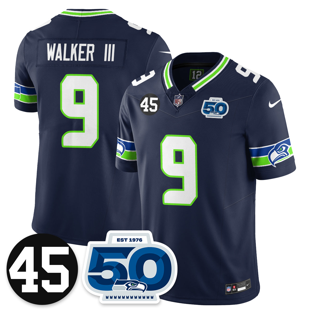 SEA Vapor Limited Jersey - Honor Kenny Easley - image 120
