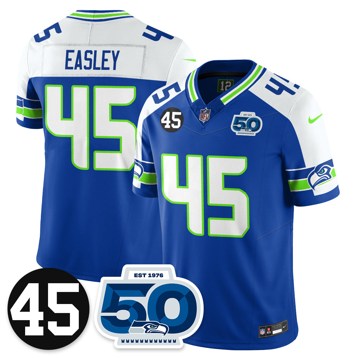 SEA Vapor Limited Jersey - Honor Kenny Easley - image 41