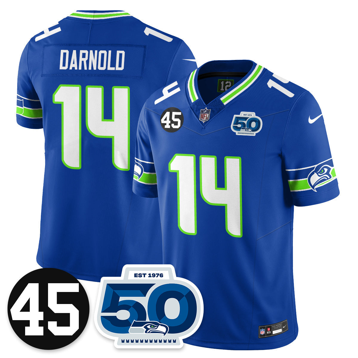 SEA Vapor Limited Jersey - Honor Kenny Easley - image 12