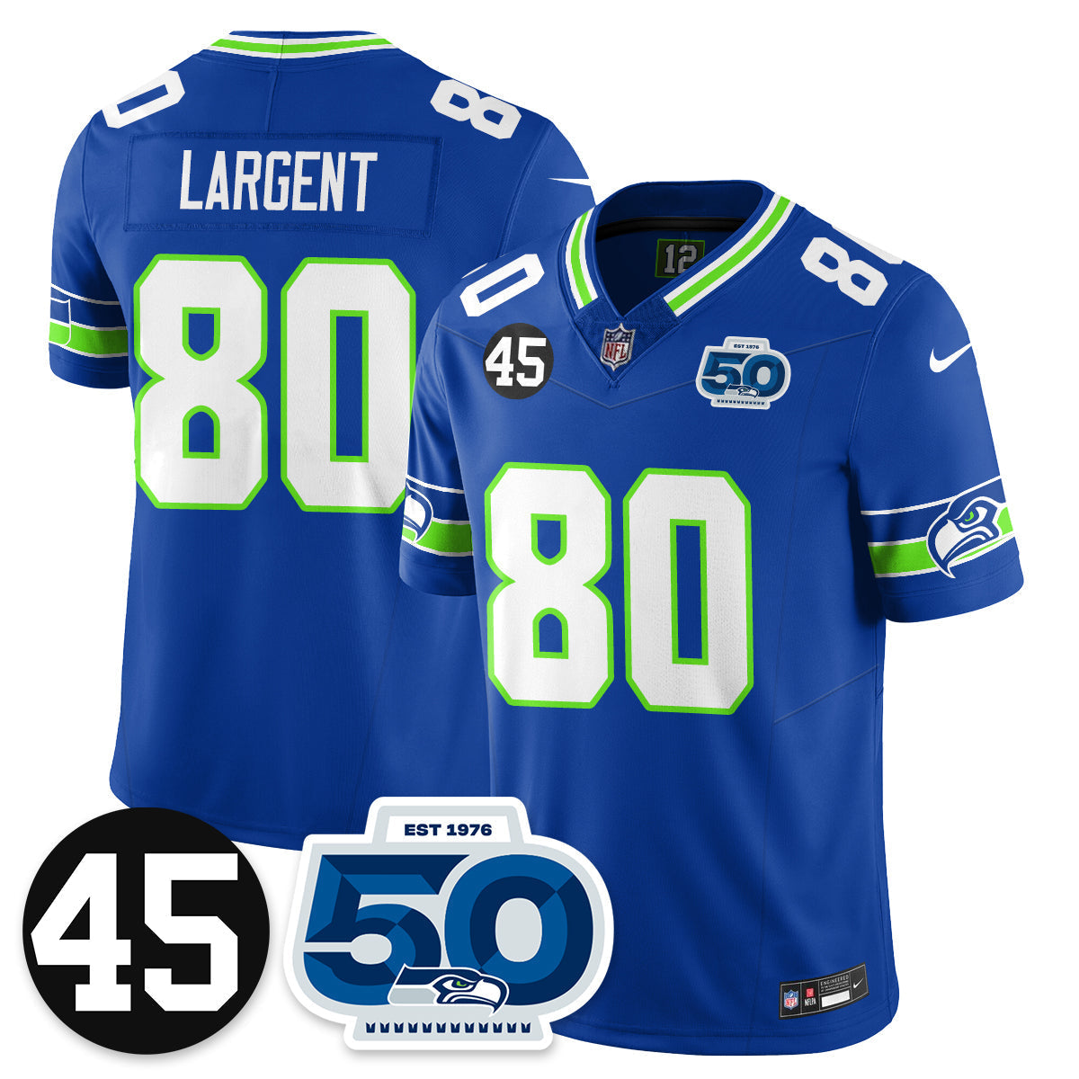 SEA Vapor Limited Jersey - Honor Kenny Easley - image 19