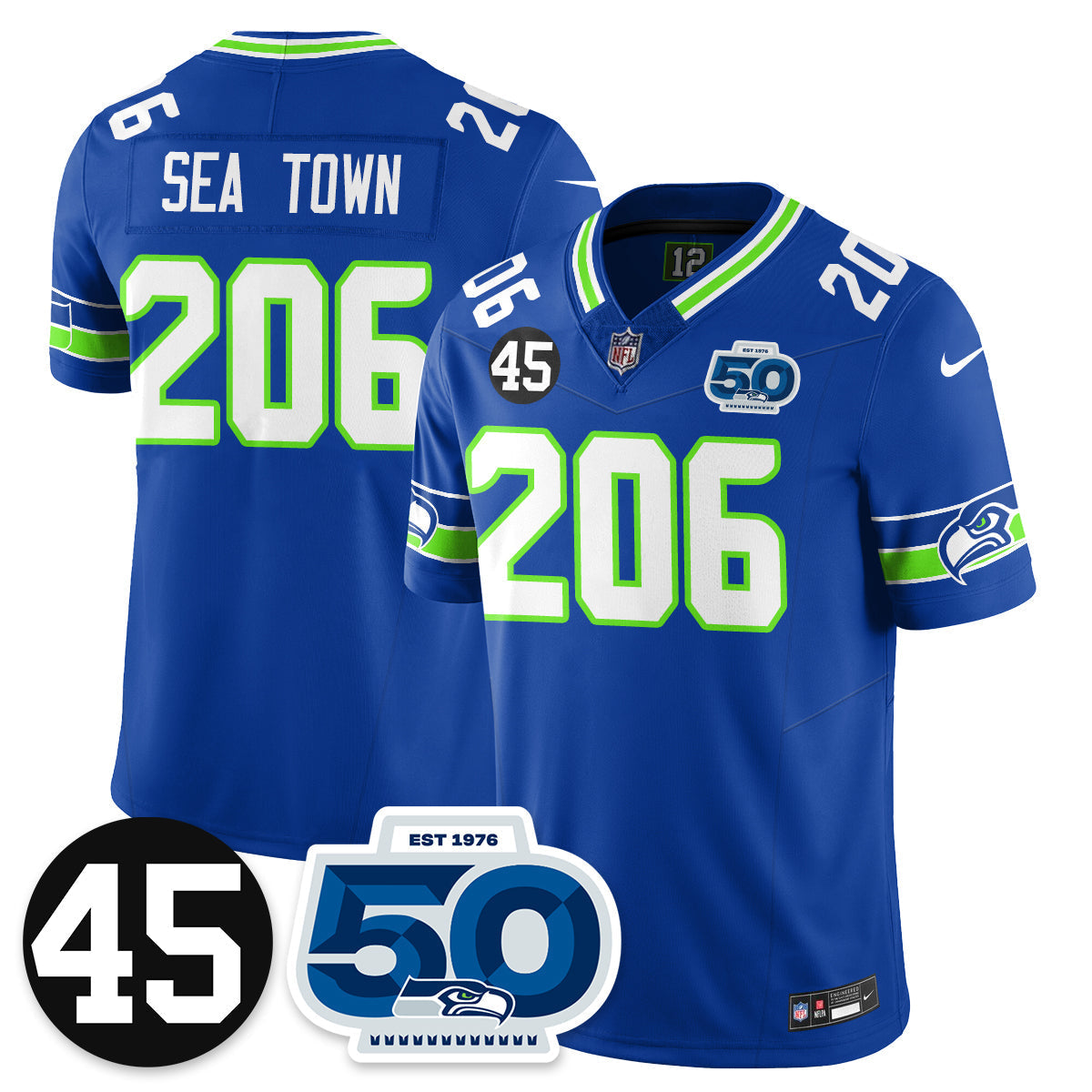 SEA Vapor Limited Jersey - Honor Kenny Easley - image 13