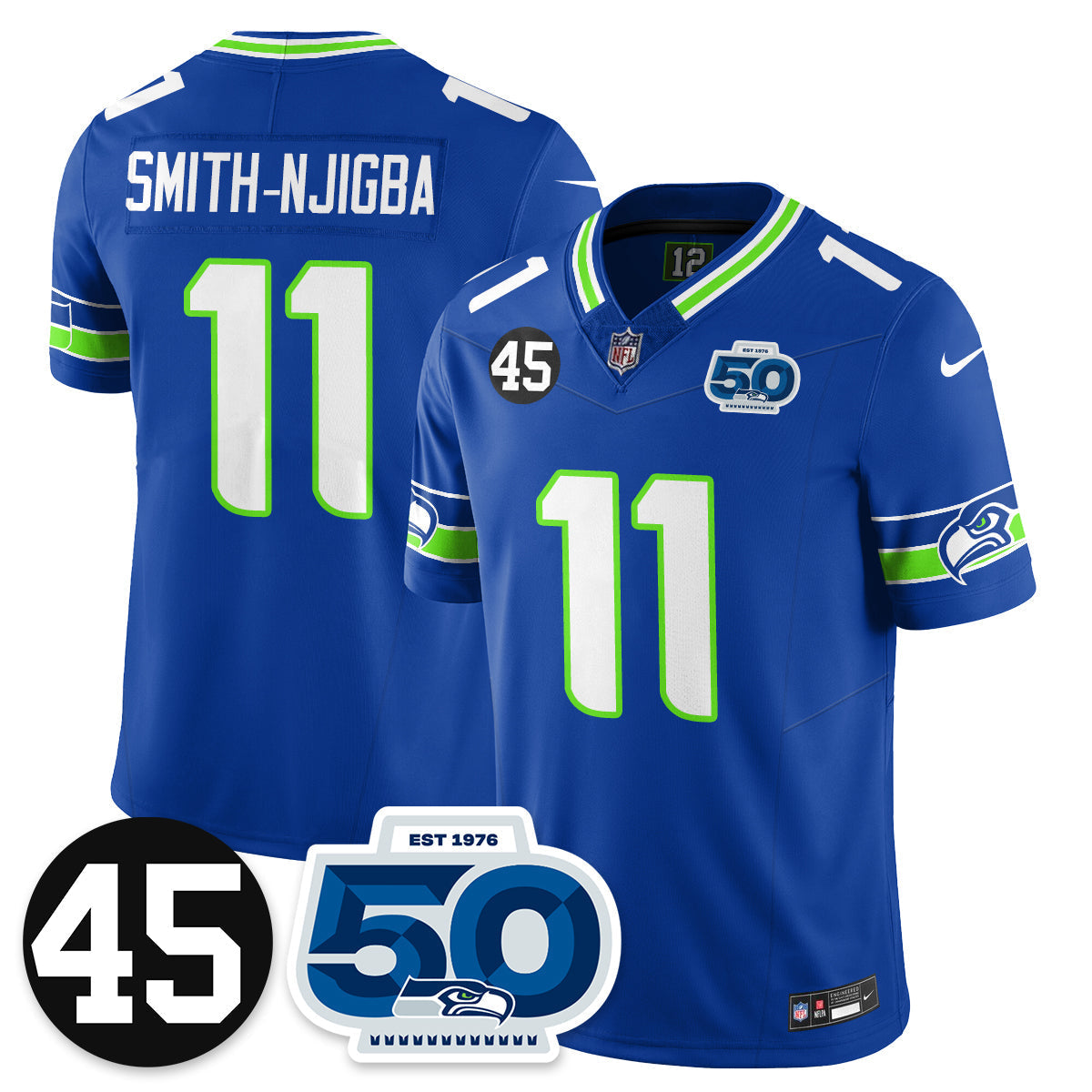 SEA Vapor Limited Jersey - Honor Kenny Easley - image 15