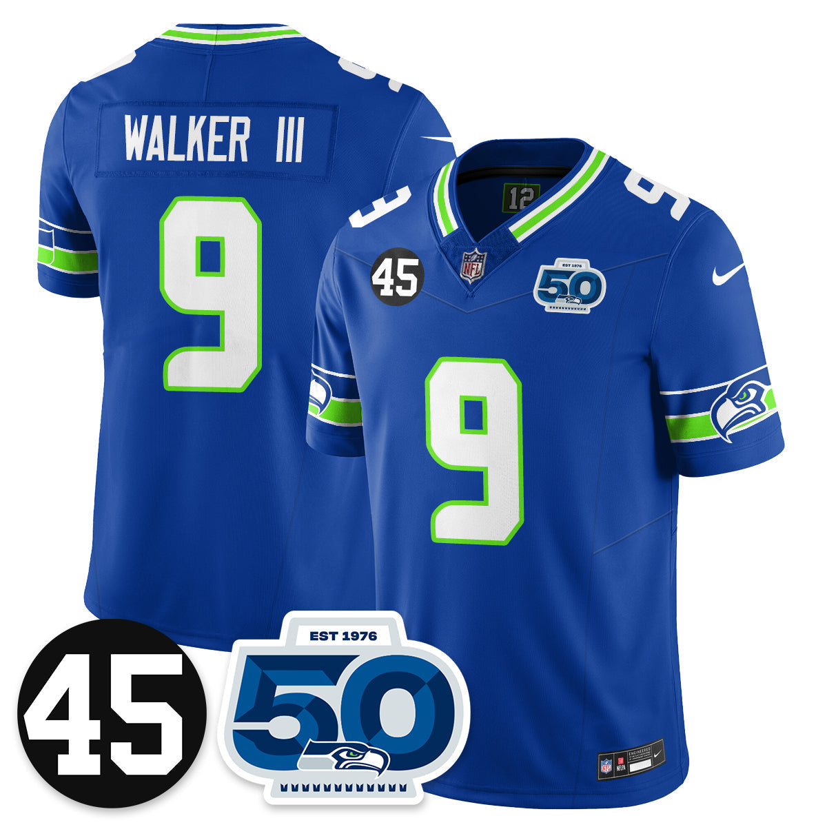SEA Vapor Limited Jersey - Honor Kenny Easley - image 17