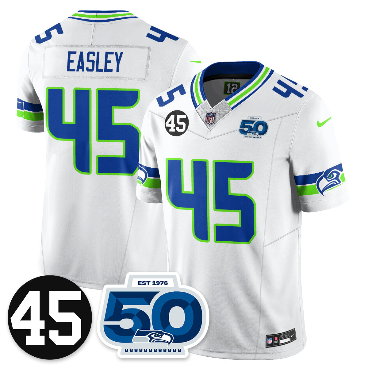 SEA Vapor Limited Jersey - Honor Kenny Easley - image 31