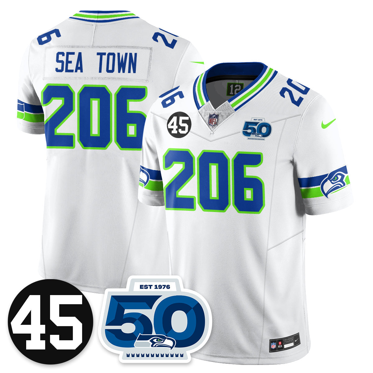 SEA Vapor Limited Jersey - Honor Kenny Easley - image 33