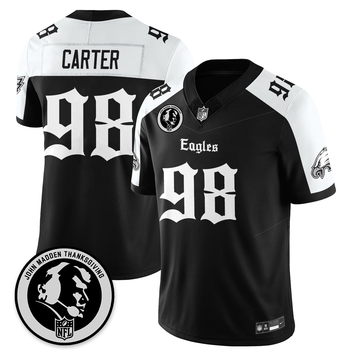PHI Gothic Vapor Limited Jersey - John Madden Patch - image 7