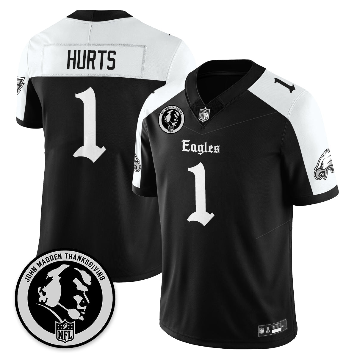 PHI Gothic Vapor Limited Jersey - John Madden Patch - image 3