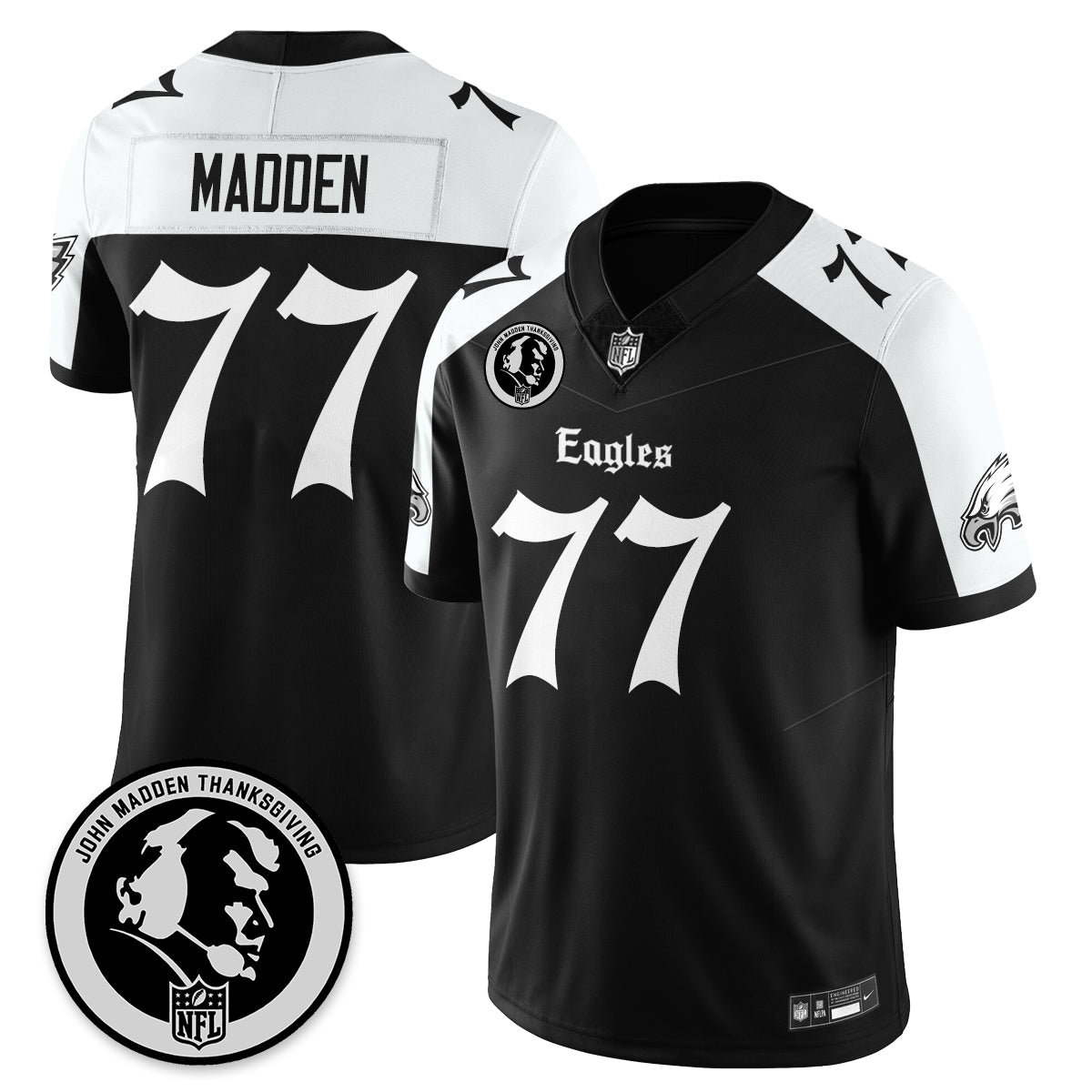 PHI Gothic Vapor Limited Jersey - John Madden Patch - image 1