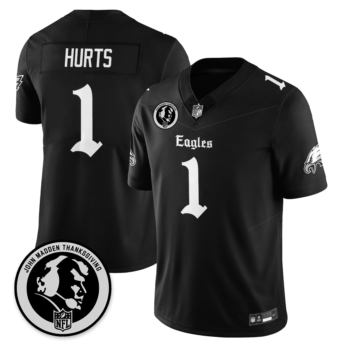 PHI Gothic Vapor Limited Jersey - John Madden Patch - image 12