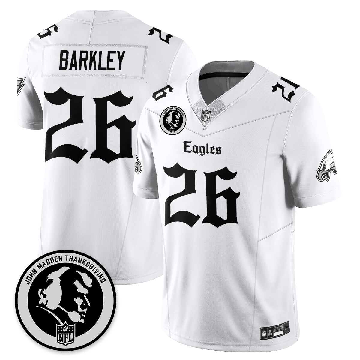 PHI Gothic Vapor Limited Jersey - John Madden Patch - image 20