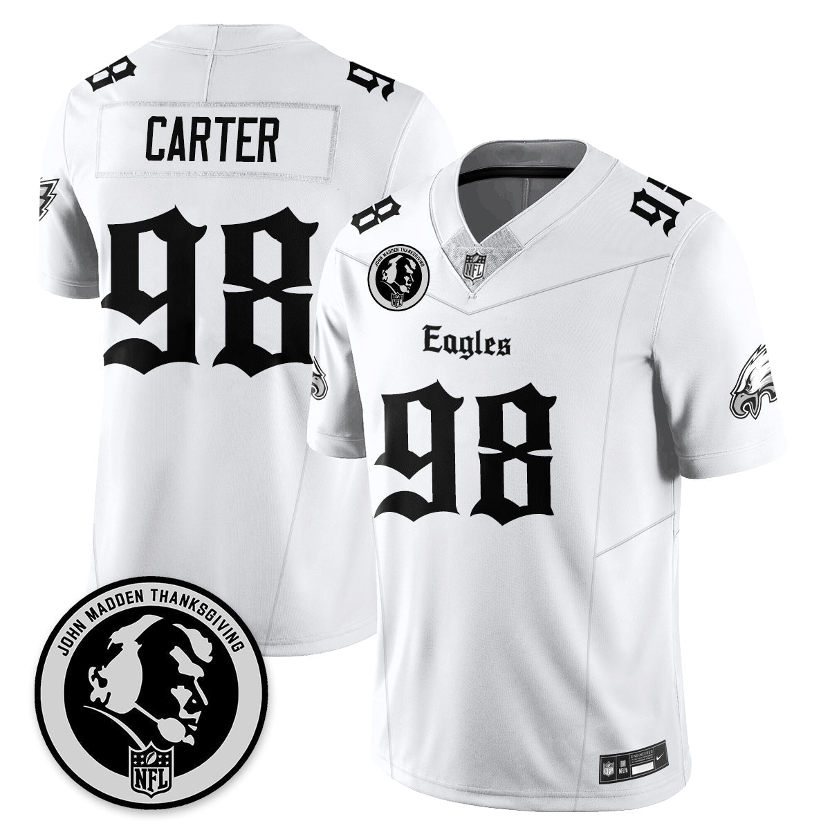 PHI Gothic Vapor Limited Jersey - John Madden Patch - image 25