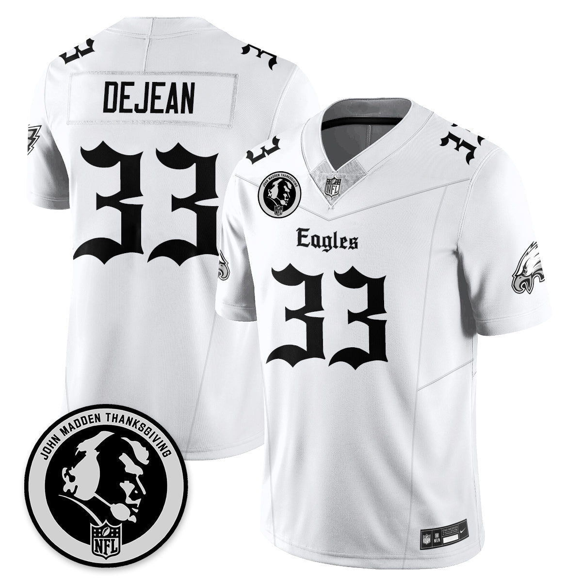PHI Gothic Vapor Limited Jersey - John Madden Patch - image 22
