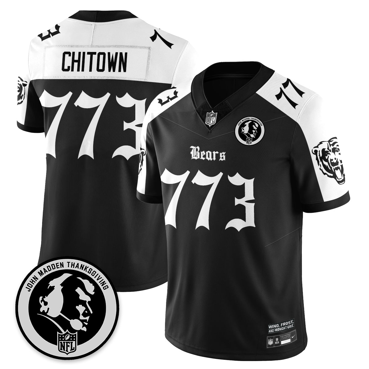 CHI Gothic Vapor Limited Jersey - John Madden Patch - image 8